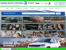 Tablet Screenshot of konaautocenter.com